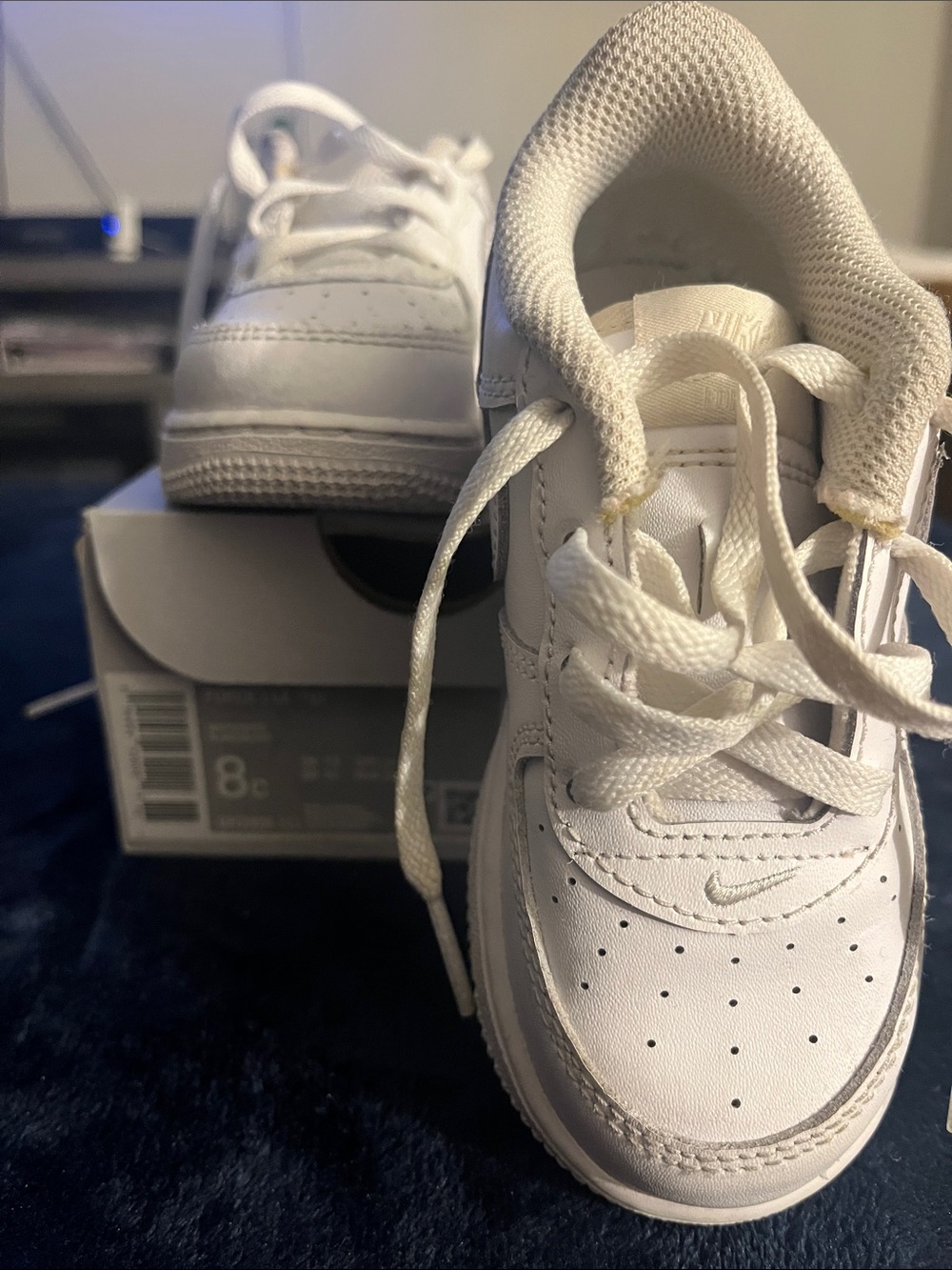 Nike Kids White Low-Top Sneakers